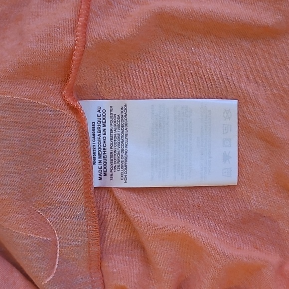 EUC Nike Dri Fit V-Neck Women's sz Medium San Francisco Giants MLB Orange Shirt - Picture 4 of 6